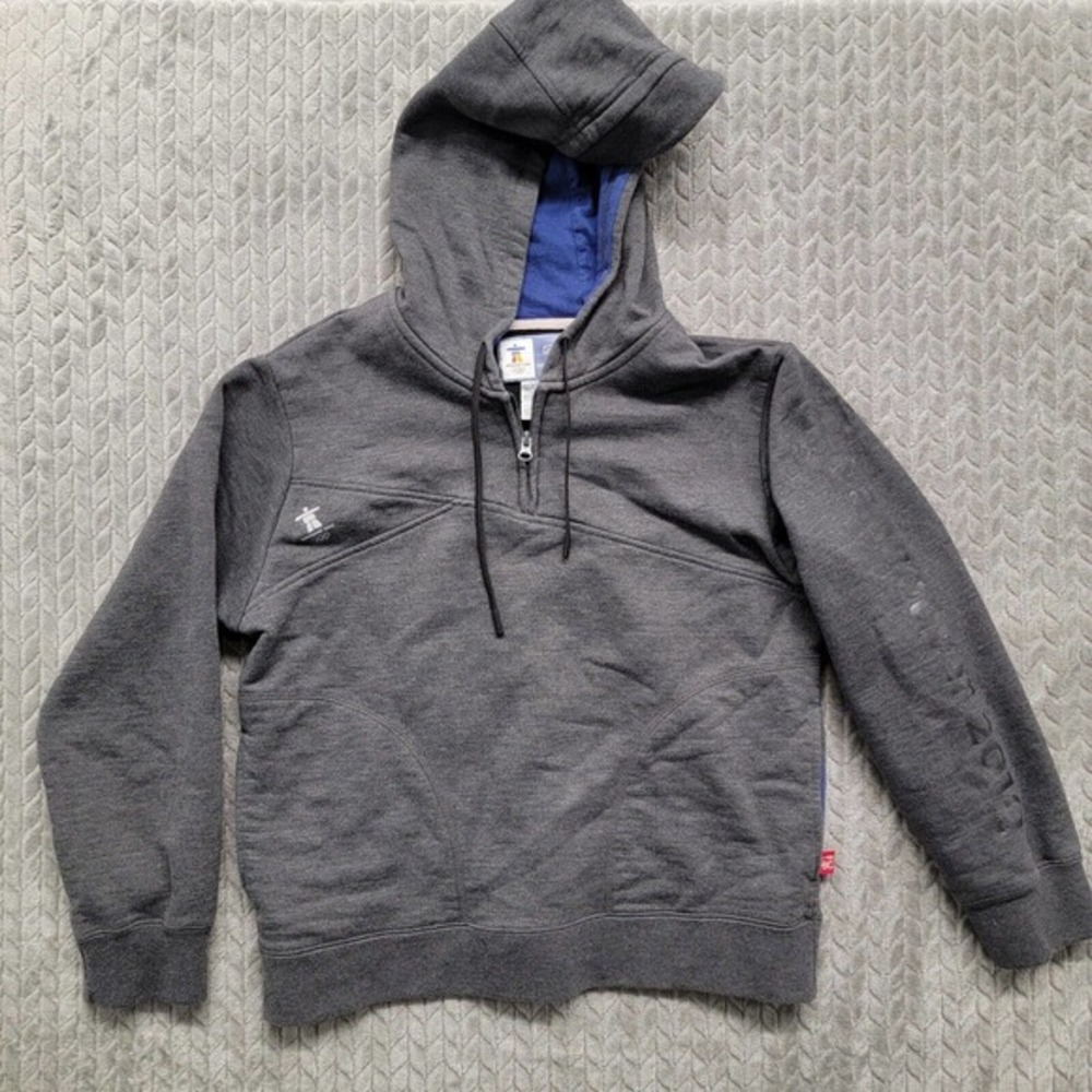 Hudson Bay Company HBC Vancouver 2010 Olympics Snowboard Hoodie Large Gray Rare